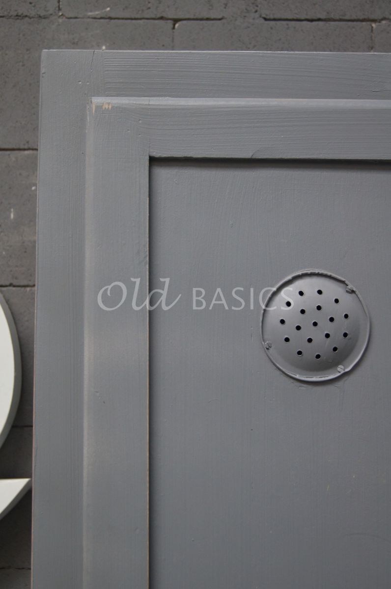 Detail van Lockerkast Ives  lichtgrijs, grijs, materiaal hout